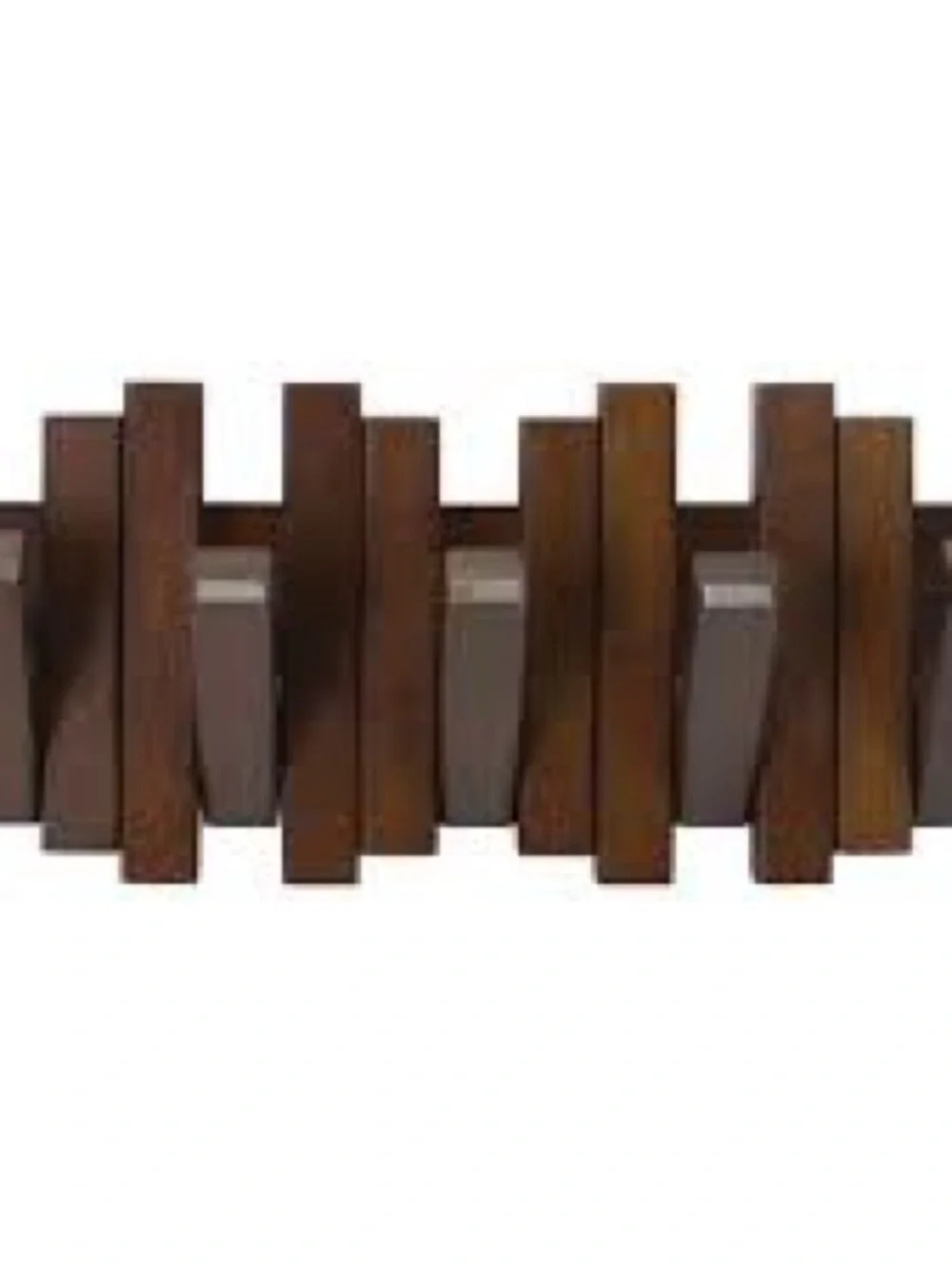 New in box KIRKTON HOUSE Retractable Wall Hook, Dark Brown 15 x 1.5 x 6.3